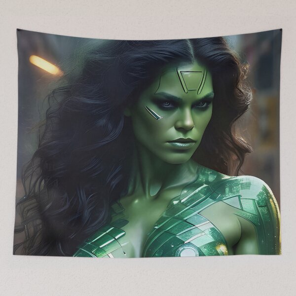 Item preview, Amazing Alien Mutant Woman designed and sold by TheArtOfPat.