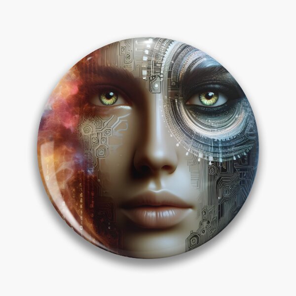 Item preview, Digital Fusion: AI Portrait designed and sold by AI-Only Creations.
