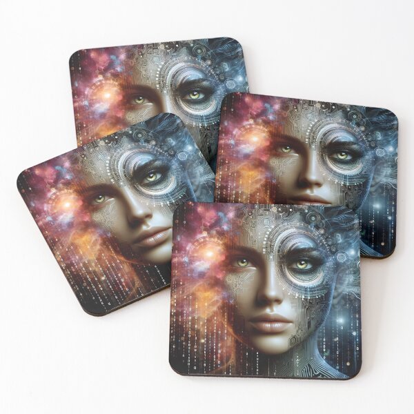 Item preview, Digital Fusion: AI Portrait designed and sold by AI-Only Creations.