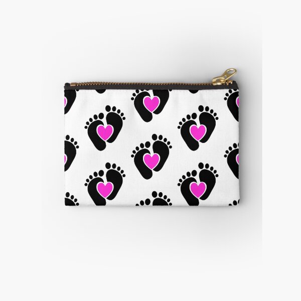 Item preview, Awesome Baby Footprint , black Heart color: Newborn Baby Feet designed and sold by InkPrintables.