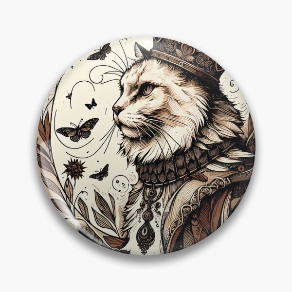 Item preview, Monarch of the Forest Spirits: Majestic Feline designed and sold by PictorialWhimsy.