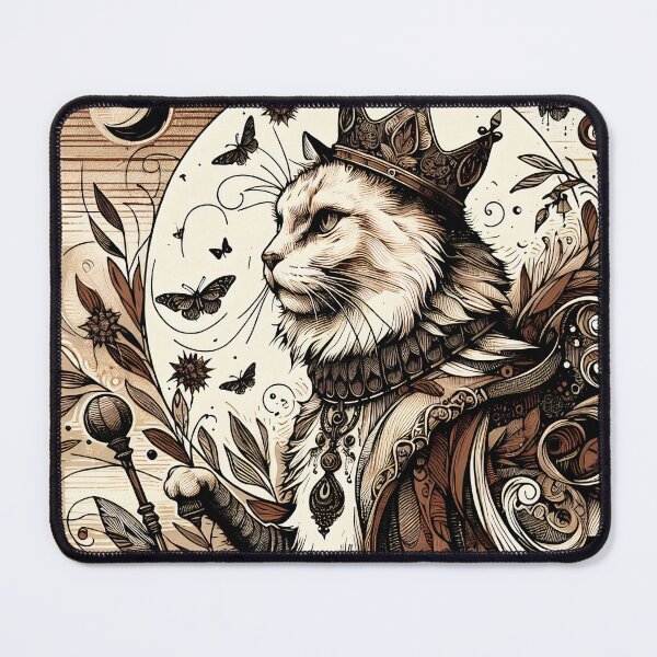 Item preview, Monarch of the Forest Spirits: Majestic Feline designed and sold by PictorialWhimsy.
