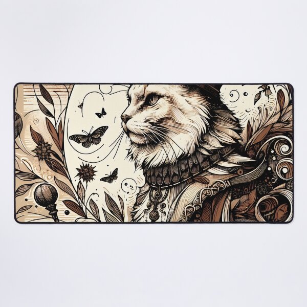 Item preview, Monarch of the Forest Spirits: Majestic Feline designed and sold by PictorialWhimsy.