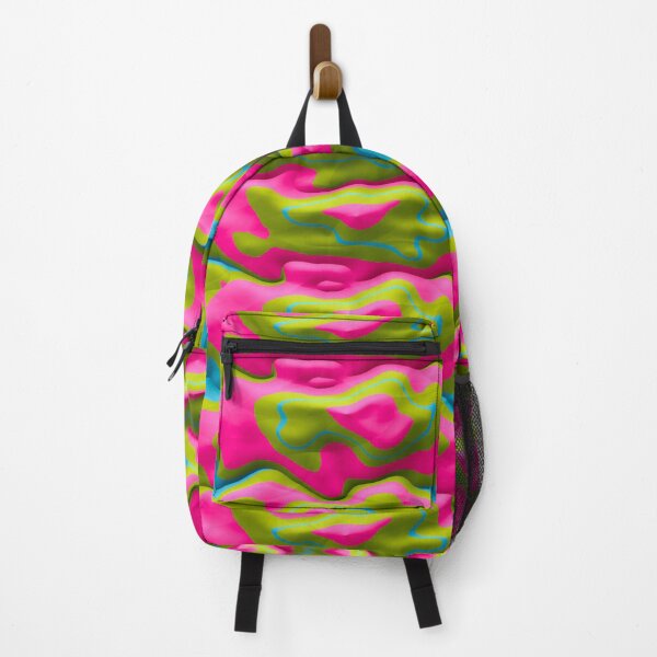 Item preview, 3D Pink Yellow and Blue Psychedelic Waves Texture designed and sold by TheRulerofEarth.