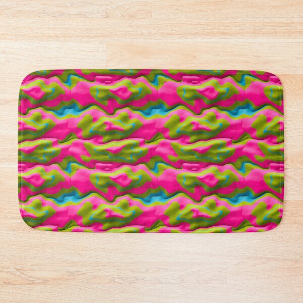 Item preview, 3D Pink Yellow and Blue Psychedelic Waves Texture designed and sold by TheRulerofEarth.