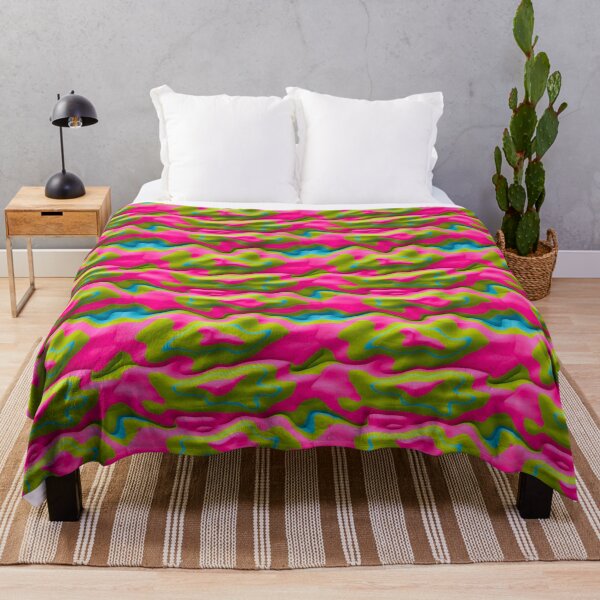 Item preview, 3D Pink Yellow and Blue Psychedelic Waves Texture designed and sold by TheRulerofEarth.