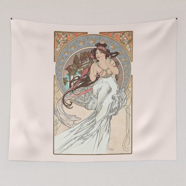 Item preview, The Arts - Music,  by Alphonse Mucha. HIGH DEFINITION designed and sold by MINDTHECHERRY.
