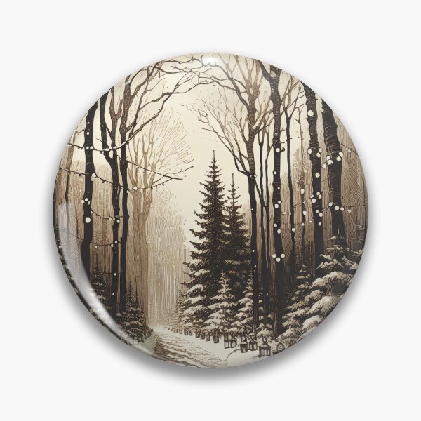 Item preview, Enchanted Snowy Path Through Whispering Woods designed and sold by PictorialWhimsy.