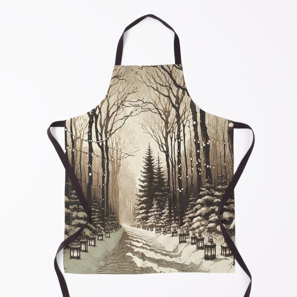 Item preview, Enchanted Snowy Path Through Whispering Woods designed and sold by PictorialWhimsy.