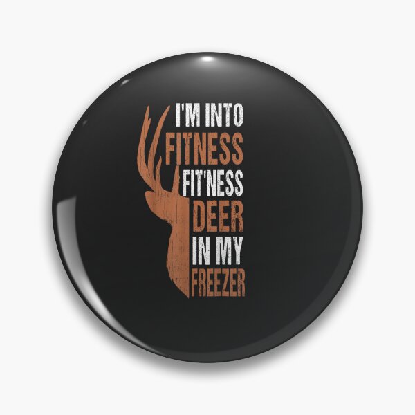 Item preview, Hunting-Shirt I'm Into Fitness Deer Freezer Funny Hunter Dad designed and sold by LifeIsTooShirt.