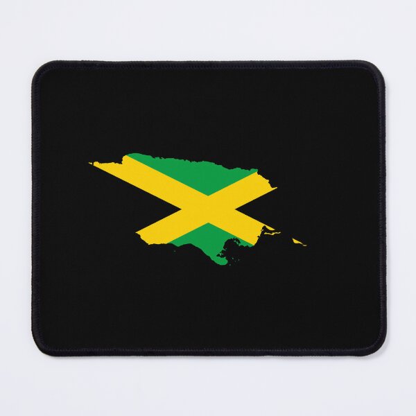 Item preview, Flag Map of Jamaica designed and sold by feether-store.