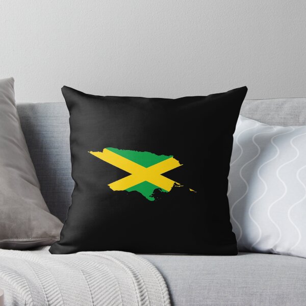 Item preview, Flag Map of Jamaica designed and sold by feether-store.