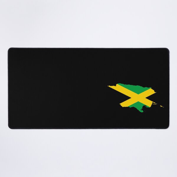 Item preview, Flag Map of Jamaica designed and sold by feether-store.