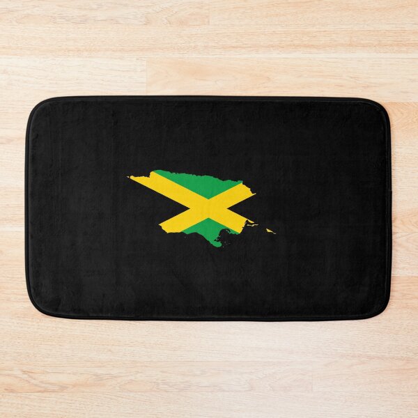 Item preview, Flag Map of Jamaica designed and sold by feether-store.
