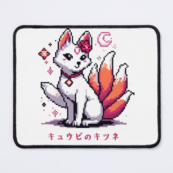 Item preview, Kawaii Kitsune Fox - Pixel Art designed and sold by UnrealQuake.