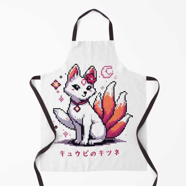 Item preview, Kawaii Kitsune Fox - Pixel Art designed and sold by UnrealQuake.