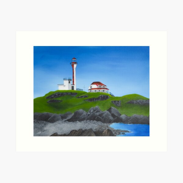 Item preview, Cape Forchu Lighthouse, Yarmouth NS designed and sold by MEMackenzieArt.