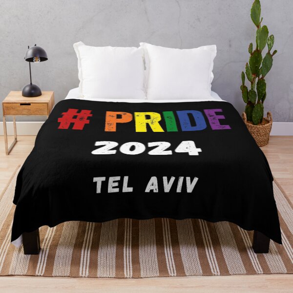 Item preview, LGBTQ Pride Tel Aviv 2024 t-shirt, LGBTQ Pride 2024, Pride 2024 unisex t-shirt designed and sold by PrideBeProud.