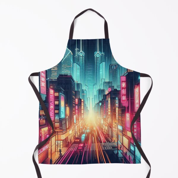 Item preview, Neon Noir Metropolis designed and sold by TextileTrove.