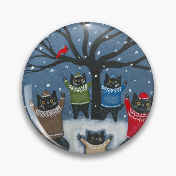 Item preview, The Cats Celebration of Winter designed and sold by KilkennyCat Art.