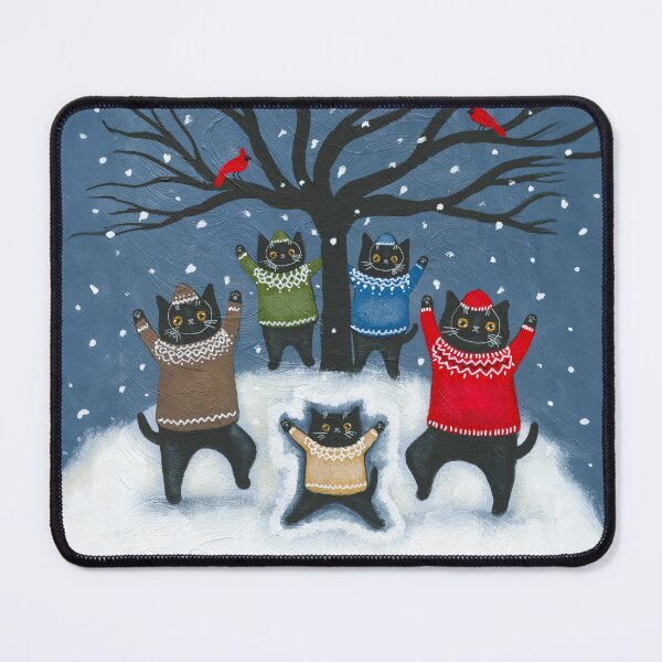 Item preview, The Cats Celebration of Winter designed and sold by KilkennyCat Art.