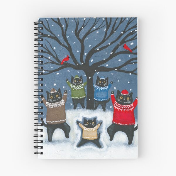 Item preview, The Cats Celebration of Winter designed and sold by KilkennyCat Art.