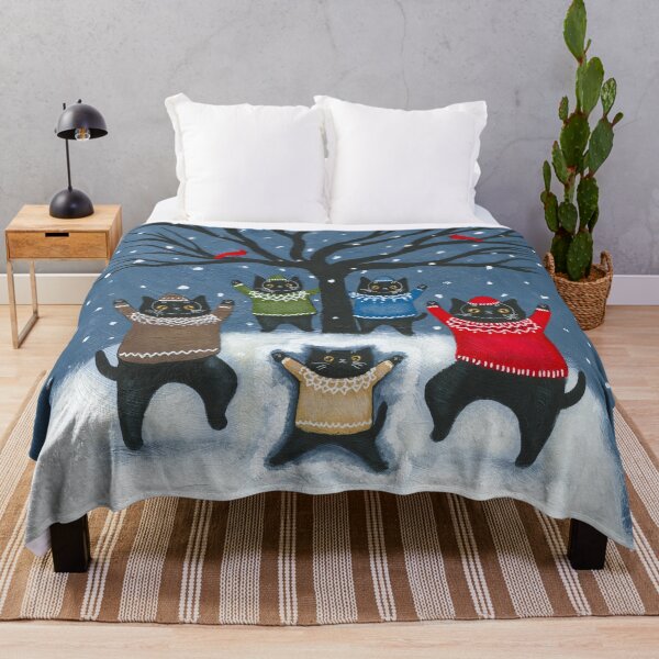 Item preview, The Cats Celebration of Winter designed and sold by KilkennyCat Art.
