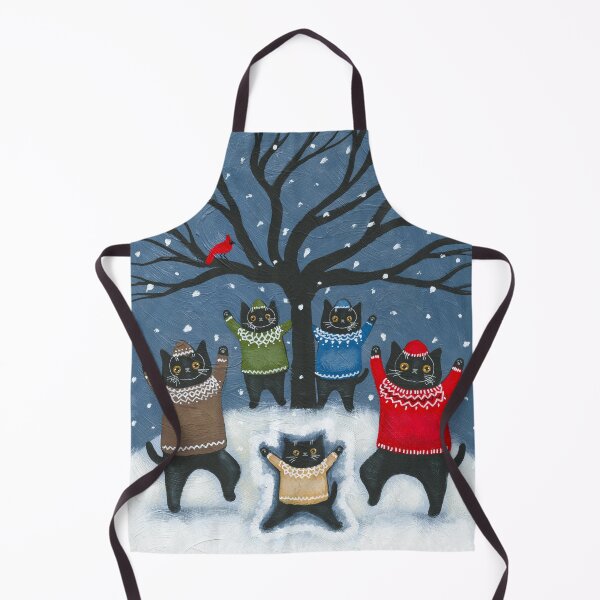 Item preview, The Cats Celebration of Winter designed and sold by KilkennyCat Art.