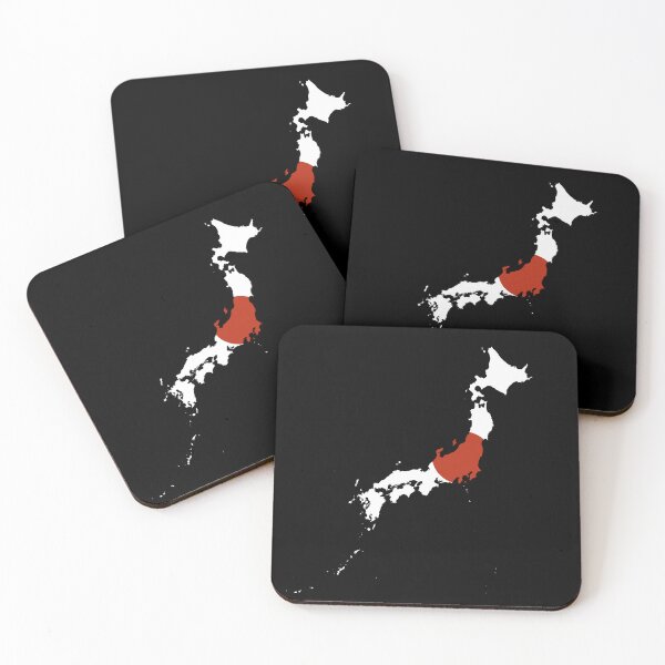 Item preview, Flag Map of Japan designed and sold by feether-store.