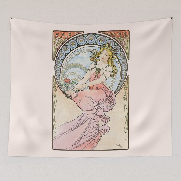 Item preview, The Arts - Painting,  by Alphonse Mucha. HIGH DEFINITION designed and sold by MINDTHECHERRY.
