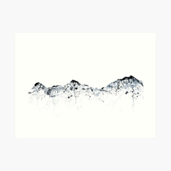 Eiger/Mönch/Jungfrau SWISS mountainsplash Art Print