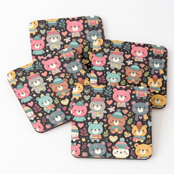 Item preview, Cute Cold Bears Pattern: Adorable Winter Design for Cozy Vibes designed and sold by ProjectNoah.