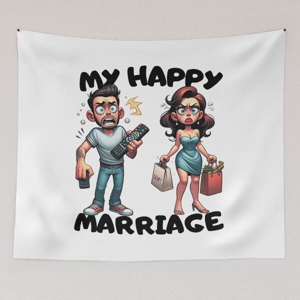 Item preview, Marital Bliss Comic Design designed and sold by vk09.