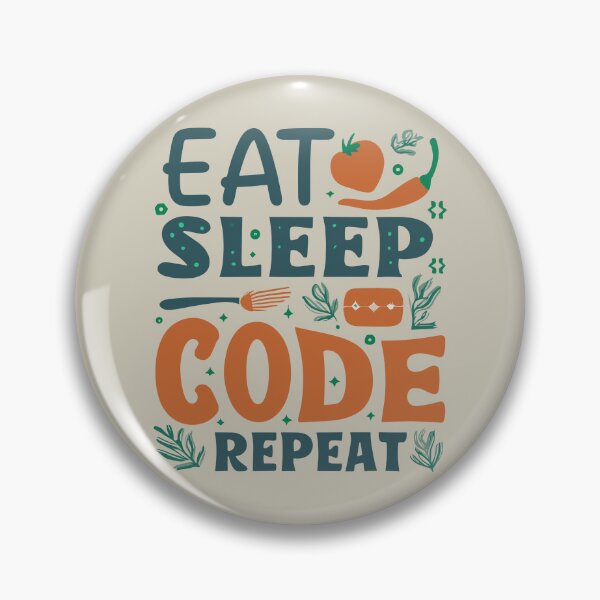 Item preview, Eat, Sleep, Code, Repeat: A Programmer's Life designed and sold by VoyteksDesigns.