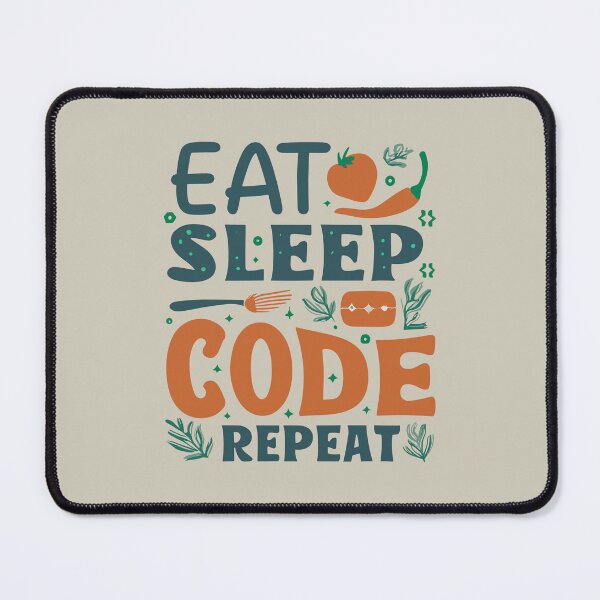 Item preview, Eat, Sleep, Code, Repeat: A Programmer's Life designed and sold by VoyteksDesigns.