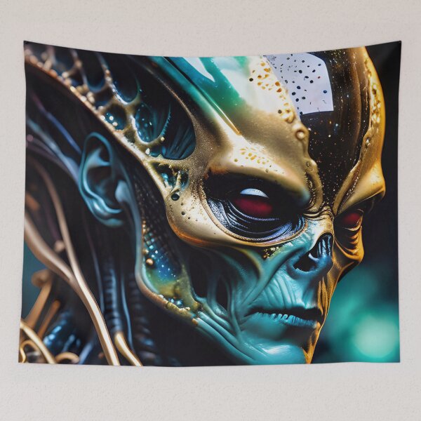 Item preview, The Alien Space Invader designed and sold by TheArtOfPat.