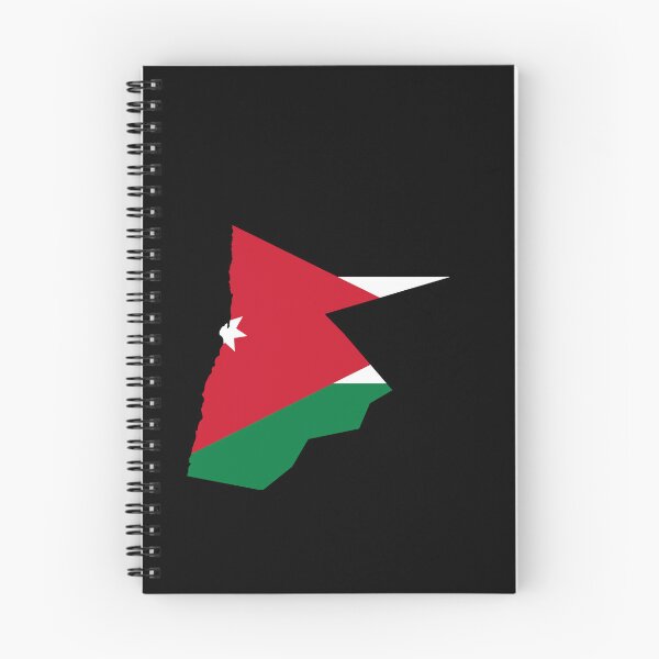 Item preview, Flag Map of Jordan  designed and sold by feether-store.