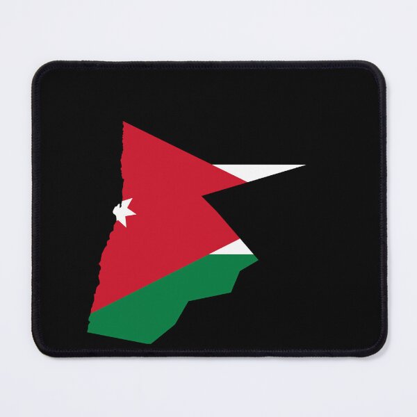 Item preview, Flag Map of Jordan  designed and sold by feether-store.