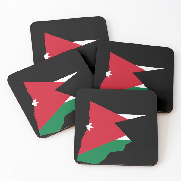 Item preview, Flag Map of Jordan  designed and sold by feether-store.
