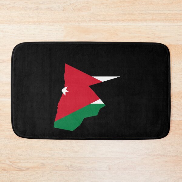 Item preview, Flag Map of Jordan  designed and sold by feether-store.