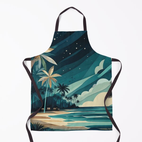 Item preview, Tropical Beach - Geometric - Evening Ambiance designed and sold by HausKatz.