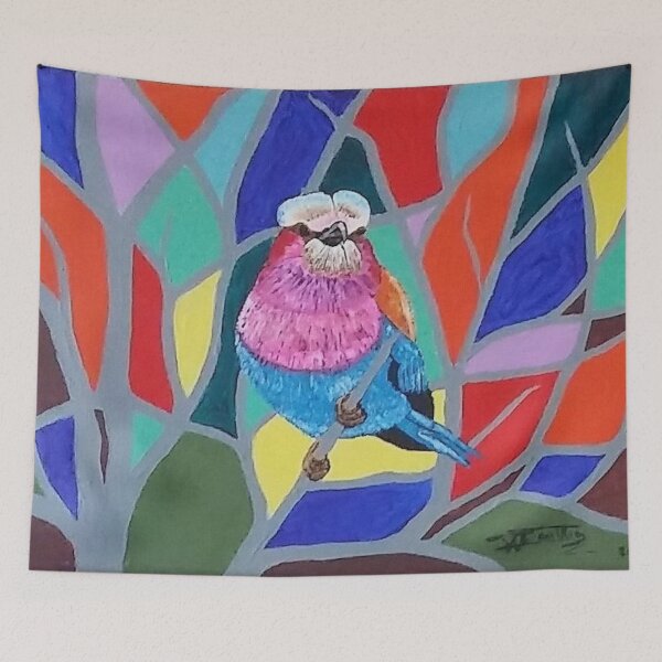 Item preview, mosaic island bird designed and sold by janjacbu.
