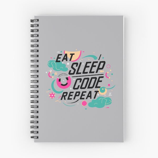 Item preview, Eat, Sleep, Code, Repeat: A Programmer's Life designed and sold by VoyteksDesigns.