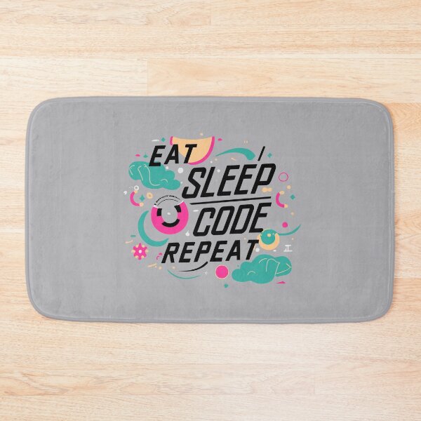 Item preview, Eat, Sleep, Code, Repeat: A Programmer's Life designed and sold by VoyteksDesigns.