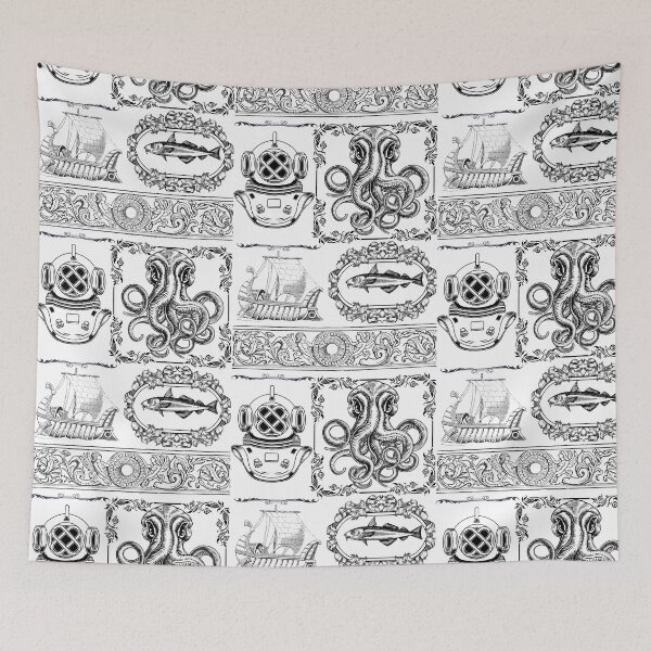 Item preview, Ocean engravings designed and sold by sophiToon.