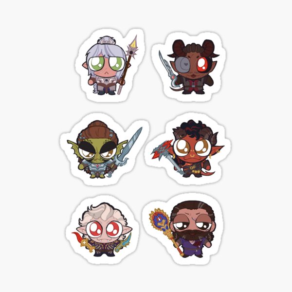 Item preview, baldur's gate 3's little guys designed and sold by irradiatedsnake.