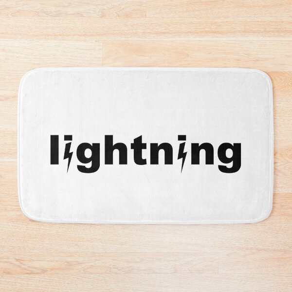 Item preview, Lightning logo designed and sold by TeeNameHut.