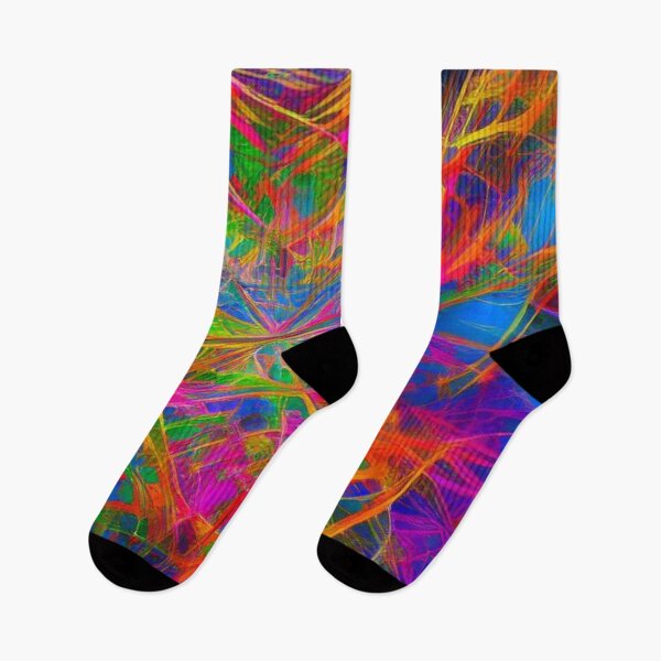 Item preview, Abstract Colorful Neon Chaos designed and sold by calibrit.