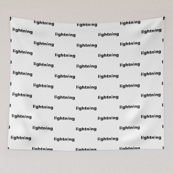Item preview, Lightning logo designed and sold by TeeNameHut.