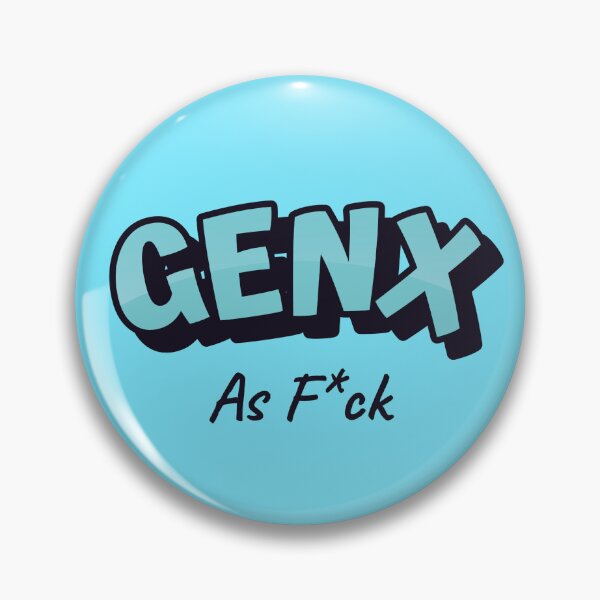 Item preview, NEON light Blue GENX AF Logo designed and sold by GenXaf.